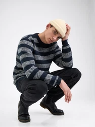 Casual Friday Pullover KARL navy/naturwei