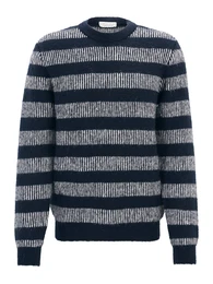 Pullover 'CF Karl' navy / naturwei