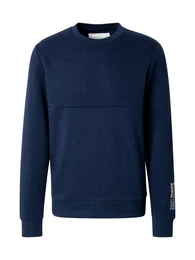 Sweatshirt navy / karamell / wei
