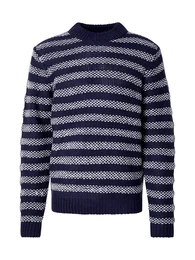 Pullover 'CF KARL' navy / wei