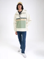 QUIKSILVER Sportjacke 'STEEZE' beige/navy/apfel