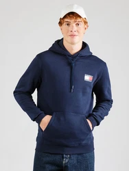 Tommy Jeans Sweatshirt 'ESSENTIAL' marineblau/hellrot/weiß