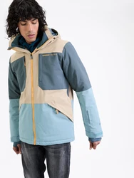 PROTEST Sportjacke ENSTONE beige / taubenblau / hellblau