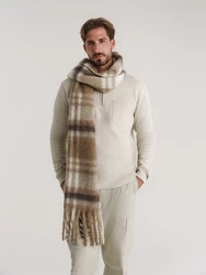 ABOUT YOU x Kevin Trapp Schal hellbeige/schoko/taupe