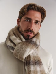 ABOUT YOU x Kevin Trapp Schal hellbeige/schoko/taupe