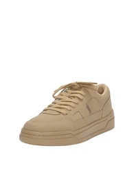 Sneaker dunkelbeige