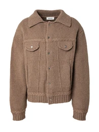 Strickjacke 'MIKY' dunkelbeige