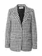 ONLY Blazer 'ONLELINOR'  črna / bela