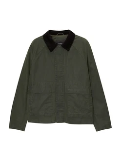 Pull&Bear Jacke khaki/schwarz