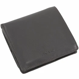 Brooklyn Geldbörse Leder 10 cm dunkelbraun