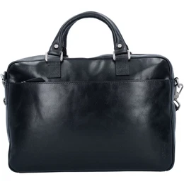 Buddy Aktentasche Leder 39 cm schwarz