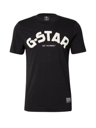 G-STAR T-Shirt hellbeige / schwarz