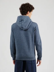 Superdry Sweatshirt Essential Logo Hoodie blaumeliert/schwarz