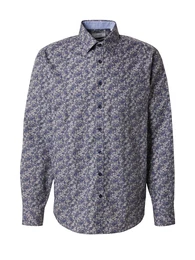 Hemd blau / indigo / wei