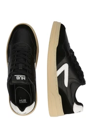 HUB Sneaker 'Court' schwarz/weiß
