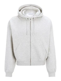 Sweatjacke gelb / graumeliert / schwarz