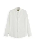 SCOTCH & SODA Hemd Langarmhemd weiß
