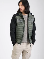 CAMP DAVID Übergangsjacke khaki/schwarz/weiß