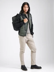 CAMP DAVID Übergangsjacke khaki/schwarz/weiß