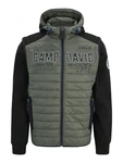 CAMP DAVID Übergangsjacke khaki/schwarz/weiß