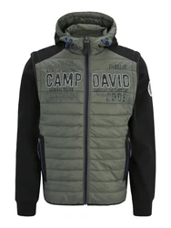 CAMP DAVID Übergangsjacke khaki/schwarz/weiß