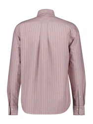 GANT Hemd Reg Oxford Stripe Shirt hellblau/pastellrot/offwhite