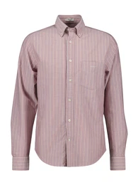 Hemd hellblau / pastellrot / offwhite