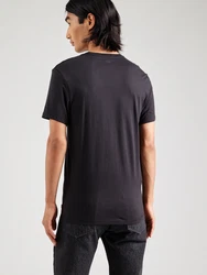 LEVI'S T-Shirt '2 Pack Crewneck Graphic' graumeliert / schwarz