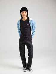 LEVI'S T-Shirt '2 Pack Crewneck Graphic' graumeliert / schwarz