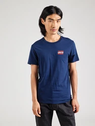 LEVI'S T-Shirt '2 Pack Crewneck Graphic' dunkelblau/rot/schwarz/wei