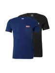 LEVI'S T-Shirt '2 Pack Crewneck Graphic' dunkelblau/rot/schwarz/wei LEVI'S T-Shirt '2 Pack Crewneck Graphic' dunkelblau/rot/schwarz/wei