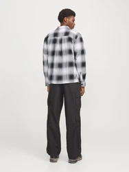 JACK & JONES Jacke JCOCHARLIE graumeliert/schwarz/weiß