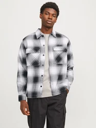 JACK & JONES Jacke JCOCHARLIE graumeliert/schwarz/weiß