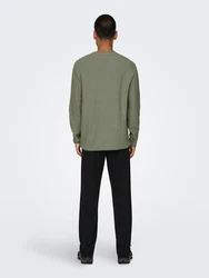 ONLY & SONS Pullover oliv