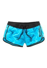 BENCH Plavecké šortky tyrkysová / černá