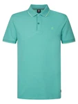 Petrol Industries Poloshirt 'Wave' türkis/hellgrün/weiß Petrol Industries Poloshirt 'Wave' türkis/hellgrün/weiß