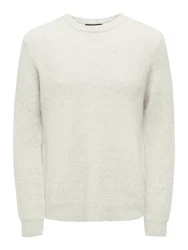Only & Sons Pullover ONSTEGAN weiß