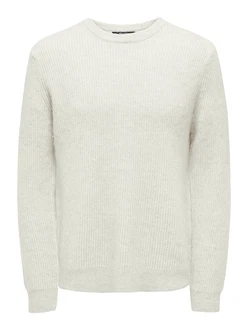 Only & Sons Pullover ONSTEGAN weiß