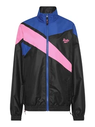 Sportjacke ' X BARBIE' kobaltblau / hellpink / schwarz