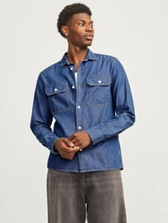 Jack & Jones Hemd JJETravis blau