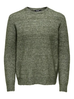 Only & Sons Pullover ONSTEGAN schilf/offwhite Only & Sons Pullover ONSTEGAN schilf/offwhite