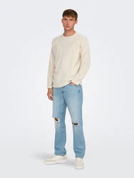ONLY & SONS Pullover hellbeige