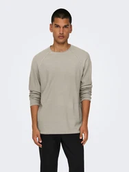 ONLY & SONS Pullover hellbeige