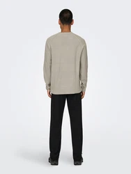 ONLY & SONS Pullover hellbeige