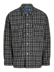 JACK & JONES JORVesterbro Hemd/Jacke hellgelb / graumeliert / schwarz / schwarzmeliert