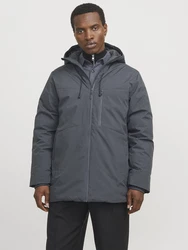 JACK & JONES Jacke 'JJPayne' dunkelgrau/schwarz