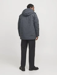 JACK & JONES Jacke 'JJPayne' dunkelgrau/schwarz