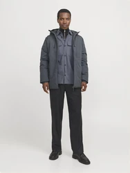 JACK & JONES Jacke 'JJPayne' dunkelgrau/schwarz
