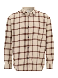 Plus Hemd 'JORFREDERIKSBERG' beige / braun