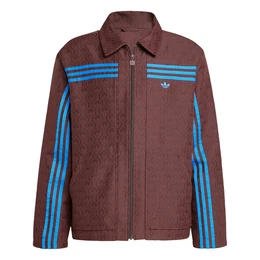 Jacke '70s Club' blau / schoko